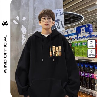 Áo hoodie unisex form rộng WIND ANCIENT EGYPT dây kéo thời trang nam nữ nỉ bông oversize vibe Genz khoác chống nắng