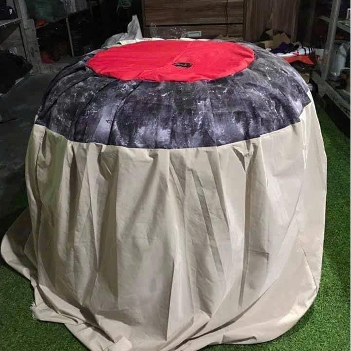 Mùng trùm giỏ chống mưa, chống mũi dành cho gà chọi