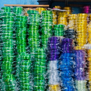  Dây nhôm mạ màu làm bonsai handmade. Cuộn 500g loại1mm 