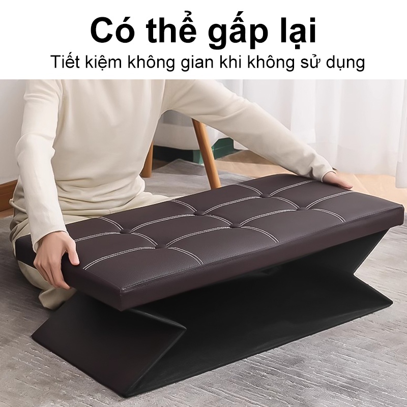 MY Ghế Hộp Đựng Đồ Đa Năng Kiêm Hộp Đựng Có Nắp, Hộp Đựng Ngồi Lên Được có thể mang giày, đứng lên | BigBuy360 - bigbuy360.vn