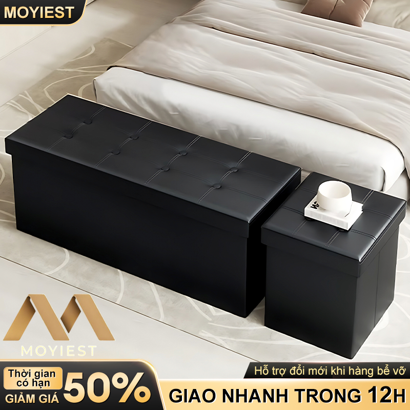 MY Ghế Hộp Đựng Đồ Đa Năng Kiêm Hộp Đựng Có Nắp, Hộp Đựng Ngồi Lên Được có thể mang giày, đứng lên | BigBuy360 - bigbuy360.vn