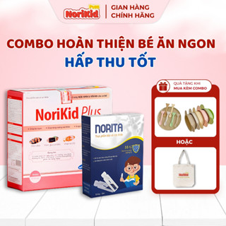 [COMBO] 1 Hộp TPBVSK Cho Bé NorikidPlus + 1 Hộp Men Vi Sinh Cho Bé Norita Bổ Sung Lợi Khuẩn, Hỗ Trợ Tiêu Hoá
