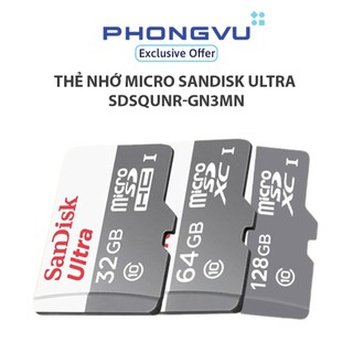  Thẻ nhớ Micro Sandisk Ultra SDSQUNR-GN3MN - Bảo hành 60 tháng 