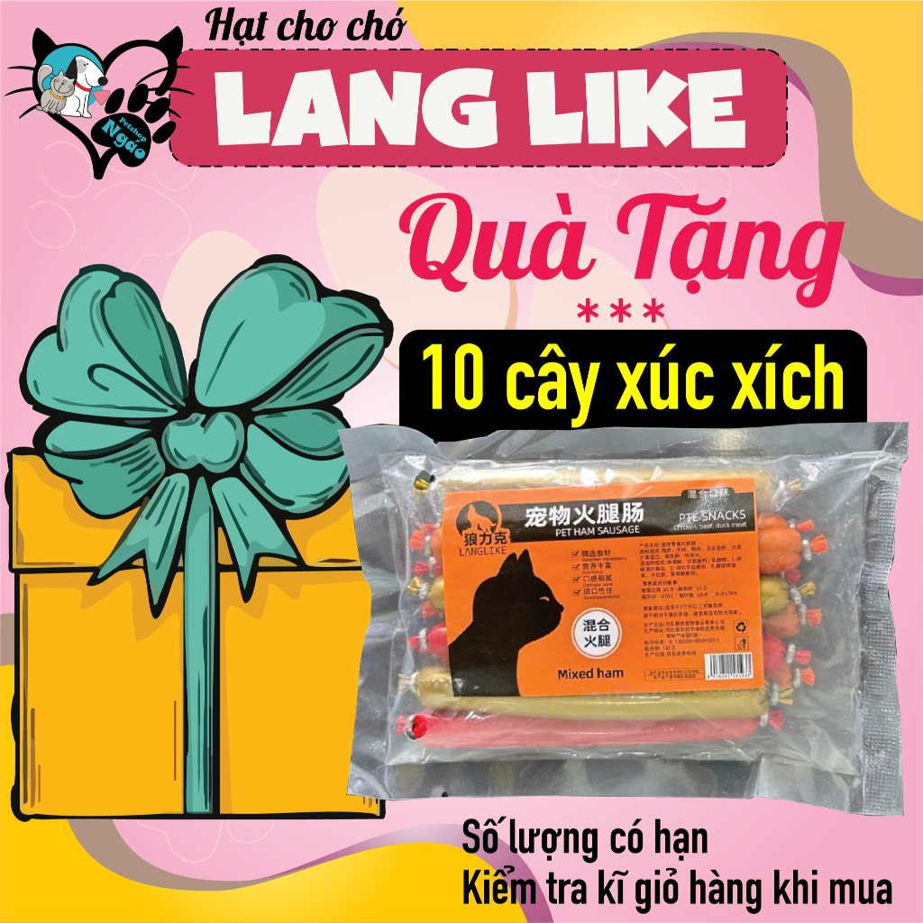 Xúc Xích LangLike cho chó và mèo
