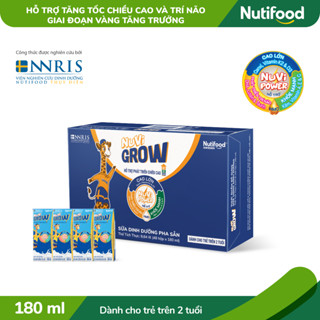  THÙNG 48 HỘP 180  110ML NUVI GROW 2+ SỮA BỘT PHA SẴN CHO BÉ TRÊN 2 TUỔI - NUTIFOOD SHOP 