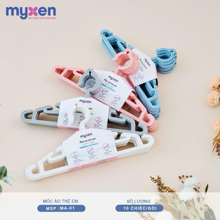 Set 10 Móc quần áo trẻ em Myxen