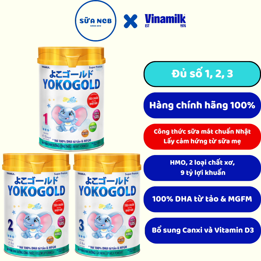[Chính Hãng] Sữa bột Yoko Gold chính hãng Vinamilk - Sữa mát chuẩn Nhật