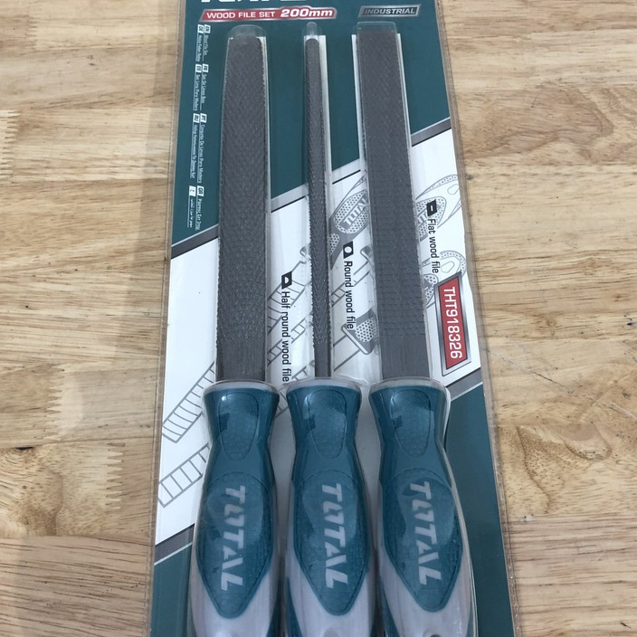 Bộ 3 dũa gỗ cao cấp THT918326 TOTAL