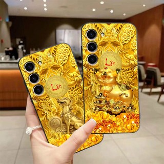 Ốp lưng Samsung S23 / S23 Plus / S23 Ultra / S23 Fe hình 12 Con Giáp tài lộc,túi thần tài 3D