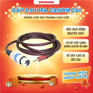  Dây av 3.5 Li ra Jack canon cái dây Zin dài 1.5m 3m chống gãy lõi đồng nguyên chất cho ra âm thanh cực chuẩn 