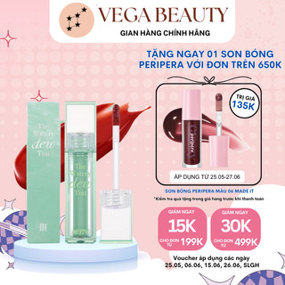  Son Tint MERZY The Watery Dew Tint 4g hiệu ứng water gloss căng bóng ẩm mượt 