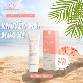 Kem Chống Nắng Nâng Tone Asun Dạng Sữa Bảo Vệ Làn Da Nâng Tone Nhẹ Nhàng SPF50+ PA++++