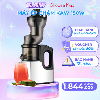 Máy Ép Chậm Công Nghiệp KAW 500W ép nguyên cả quả, kiệt bã, giữ nguyên chất dinh dưỡng