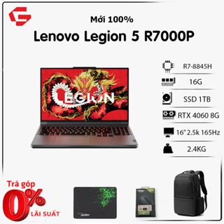Laptop Lenovo Legion 5 R7000P( Ryzen 7-8845H | Ram 16G | SSD 1TB | RTX 4060 8GB | 16" 2.5k 165Hz)