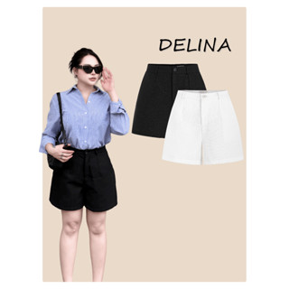 DELINA - Quần short công sở big size nữ, form trên gối, sang trọng, thanh lích, big size nữ 55kg-100kg