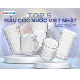 (Có VAT) Cốc nhựa meka, cốc sinh tố, trà chanh, nhà hàng,  300ml- 450ml Việt Nhật