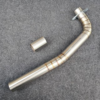 Cổ Pô 304 DREAM/WAVE 100 (Size 32mm) Fom Ghép dùng hàn pô zin (Tặng Khâu Nối)