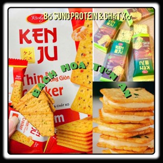  Bánh quy Richy KenJu giòn kem dẻo dai 186gr - 279gr - bổ sung chất xơ dinh dưỡng-hương vị Nhật Tết an khang 