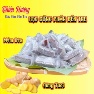 [1Kg] Kẹo gừng phấn /kẹo da trâu, kẹo truyền thống gói tay - Đặc Sản Bến Tre