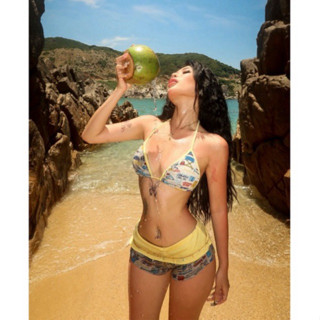  MAMA BIKINI | bikini hai mảnh sexy dạng quần mặc đi biển mùa hè có kèm mút ngực  che tên sản phẩm  