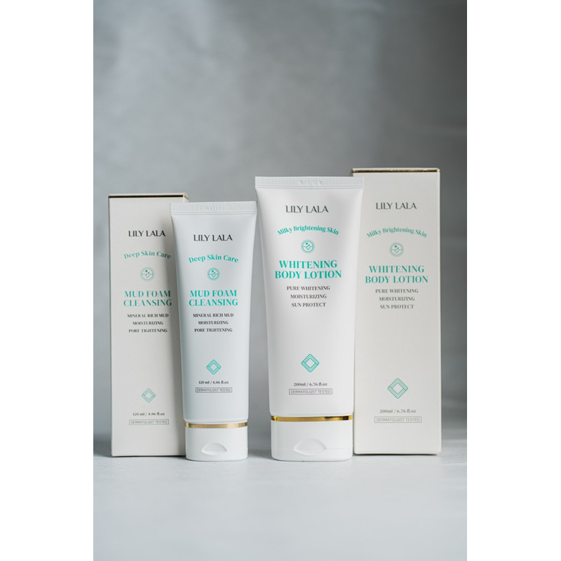 BỘ ĐÔI SỮA RỬA MẶT & KEM DƯỠNG TRẮNG DA BODY LILY LALA