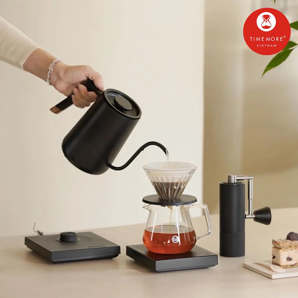 Bộ pha cà phê V60 đầy đủ cho gia đình Timemore C3Esp Pro