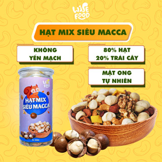   DEAL LIVESTREAM  Hạt Mix Siêu MACCA Wise Food 500g Không Yến Mạch Giảm cân ăn kiêng vị ngon khó cưỡng 