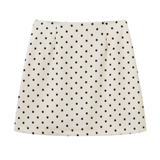 Chân váy ngắn kaki dáng ôm ngắn chấm bi L1_ORIMI