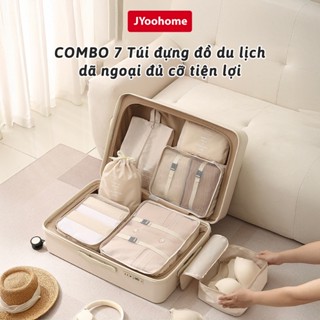 COMBO 7 Túi Đựng Đồ Du Lịch Dã Ngoại JYoohome Túi Đựng Đồ Cá Nhân Mỹ Phẩm Quần Áo Vali Tiện Lợi