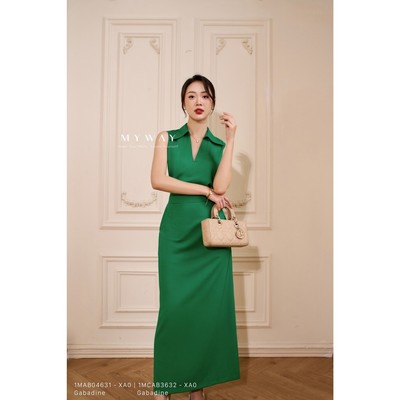 Set Áo Váy Nữ Công Sở MY WAY Dáng Dài Sang Chảnh 1MAB04631 - XA0 #1MCAB3632 - XA0