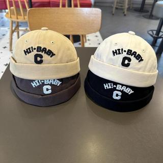  Mũ miki hat nón tròn không vành lưỡi  nhiều màu cho bé 9 tháng- 4 tuổi chữ HI BABY C 
