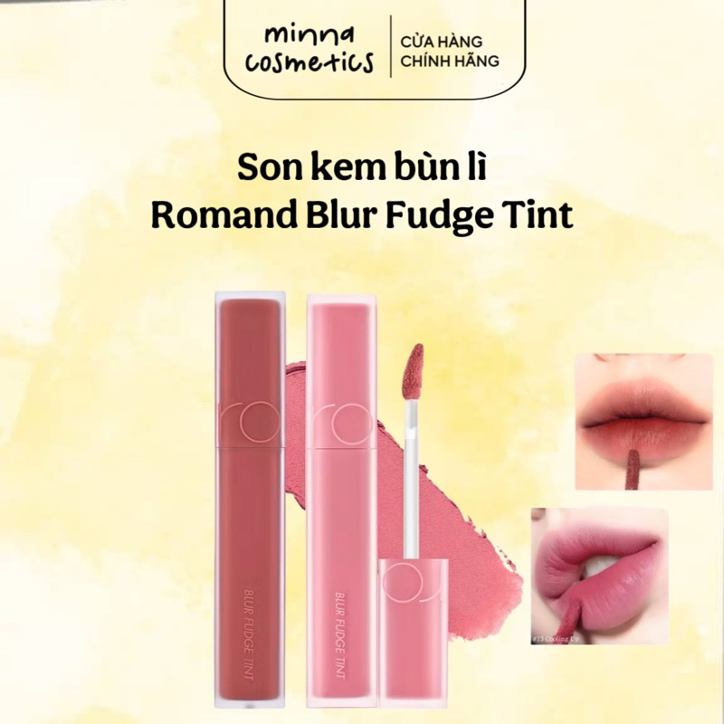 Son Romand Blur Fudge Tint Bùn Lì Đầy Đủ Màu (1-16)