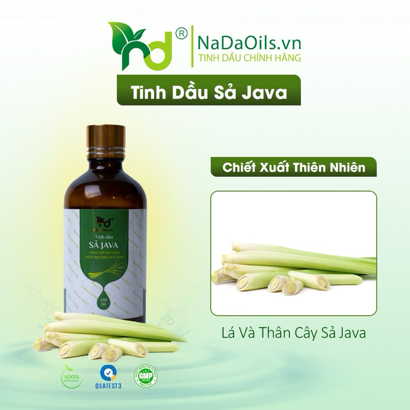 Tinh Dầu Thiên Nhiên Sả Java_NADA OILS
