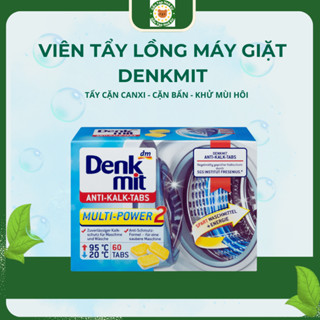 Viên tẩy lồng máy giặt Denkmit Anti - Kalk- Tabs 60 viên, viên tẩy lồng giặt