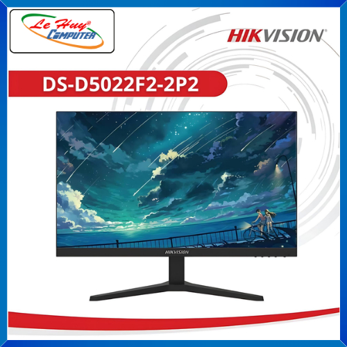 Màn hình HIKVISION DS-D5022F2-2P2 21.45 FHD/IPS/100Hz/6.5ms/300cd2/HDMI/VGA/Cáp HDMI/Đen - Hàng Chín
