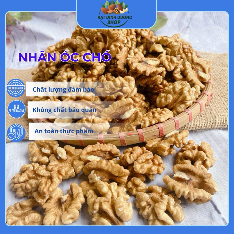 500Gr Nhân Hạt Óc Chó Mỹ Đã Tách Vỏ