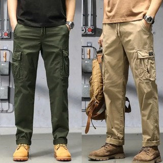  JG2 - Quần Kaki Nam Túi Hộp Ống Xuông Quần Cargo pants 2025 