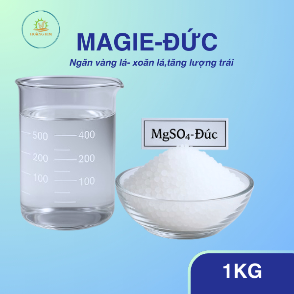 [1KG]Phân Bón Magie Sunfat (Muối Epsom)– Xanh Lá Mượt, Hoa Nhiều Quả Ngon Cho Cây Trồng Rau Hoa