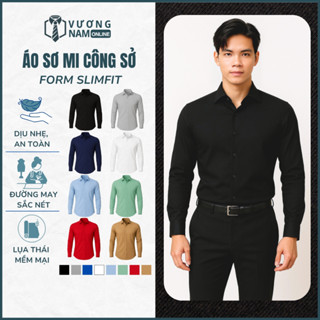 Áo Sơ Mi Nam Lụa Thái Dài Tay Form Ôm Chất Chống Nhăn Xù Đẹp VNO60