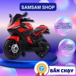  Xe Điện Trẻ Em BJQ R8 Thể Thao – Xe Máy Điện Cá Tính Cho Bé Trai Gái Từ 1 Đến 5 Tuổi 