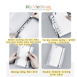 PLANNER NHỰA CỨNG A4/B5/A5/A6/A7