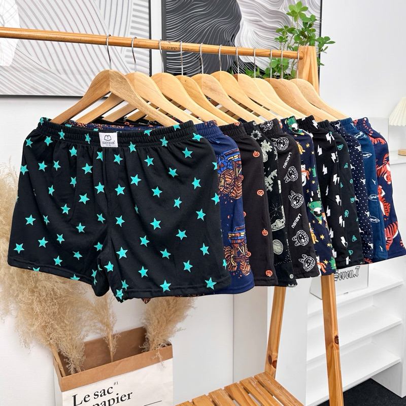 Quần đùi nam thun cotton phom ngắn thoải mái SEVEN BOXER (BIG SIZE)