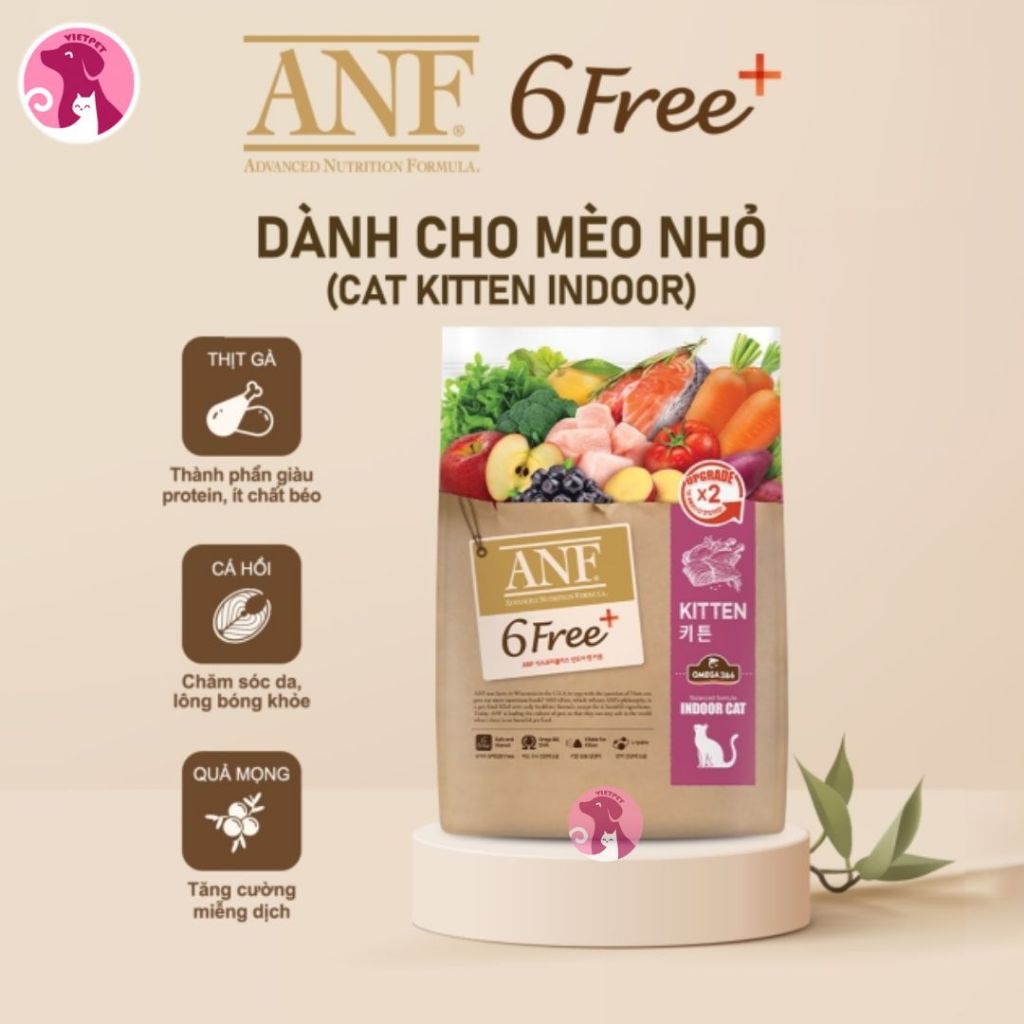 Thức ăn hạt cho mèo con - ANF Kitten 2kg