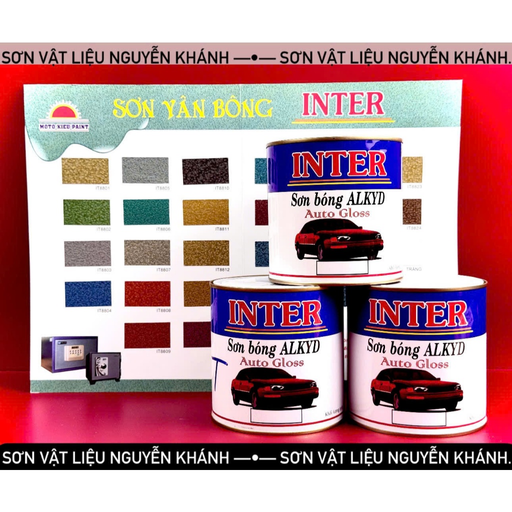 SƠN VÂN BÔNG INTER CHÍNH HÃNG – HIỆU ỨNG VÂN ĐÁ ĐỘC ĐÁO, BỀN BỈ VƯỢT TRỘI (Bảng màu 2)