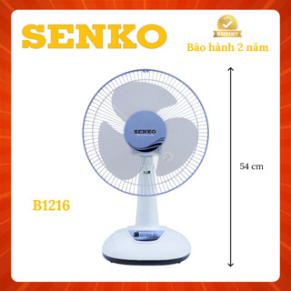 [Hỏa Tốc] Quạt Điện Để Bàn Tiện Lợi Cao Cấp Senko B1216 - Hàng Chính Hãng Bảo Hành 2 Năm