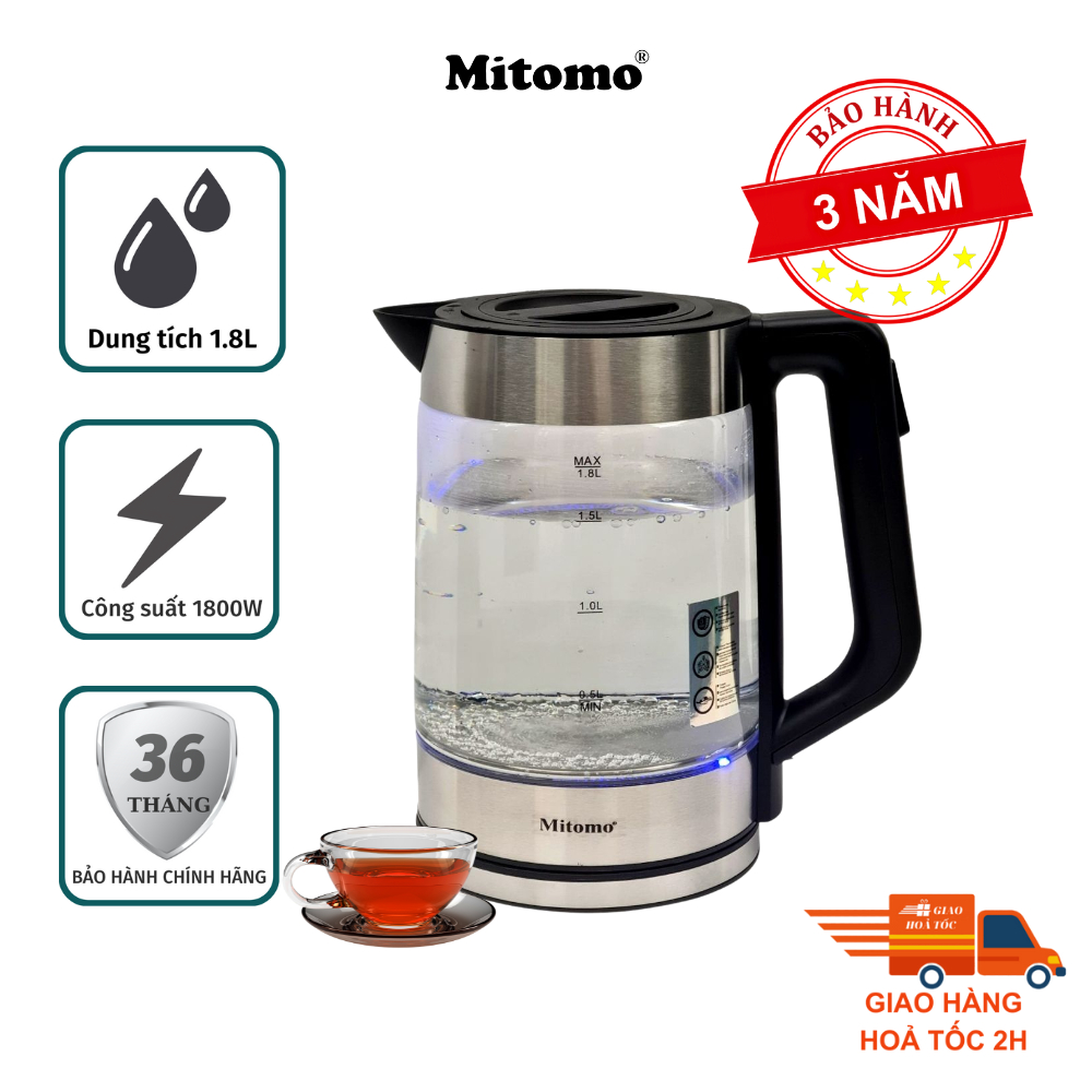 Bình Đun Siêu Tốc Mitomo ST-220 1.8L 1800W