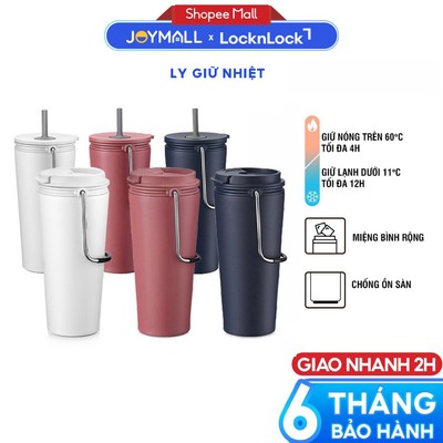 Ly giữ nhiệt LocknLock Bucket Tumbler LHC4268 LHC4269 540ml, Hàng chính hãng, thép không gỉ- JoyMall