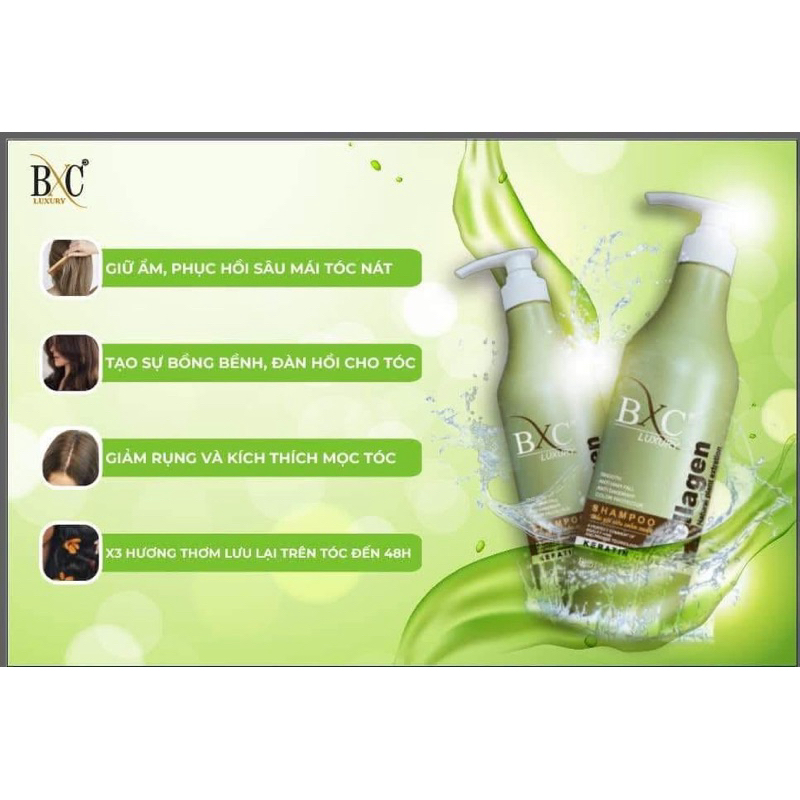 Gội - Xả BXC Luxury Dưỡng Sinh 800ml