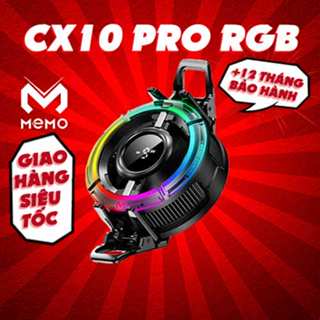 Sò lạnh MEMO CX15 tích hợp AI thế hệ mới mát âm độ tản nhiệt điện thoại điều chỉnh đèn led tăng fps liên quân ff cod