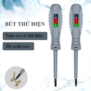   BỘ 2 BÚT ĐIỆN THÔNG MINH 4 CẠNH VÀ 2 CẠNH  Bút thử điện thông minh BTOOL Tô vít thử điện tua vít từ tính đo thông mạch 